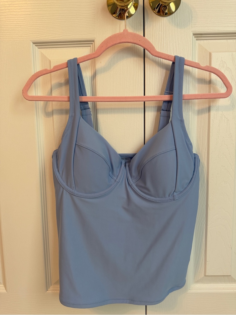 Old Navy Periwinkle Underwire Tankini Top